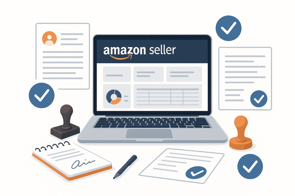 Account venditore Amazon registrazione guida professionale Seller Central dashboard
