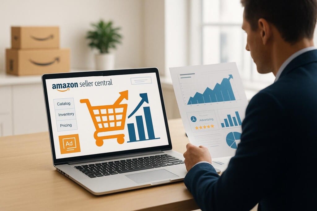 Consulenza Amazon SPN certificata per venditori - Agenzia specializzata in ottimizzazione Seller Central e crescita vendite